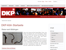 Tablet Screenshot of dkp-koeln.de